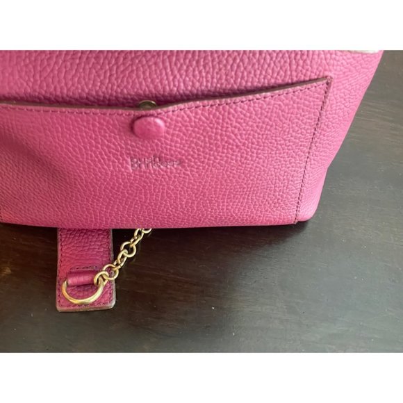 Bush Princess Leather Purse Pink Fuschia Handmade in Kenya Shoulder Bag - Picture 10 of 11